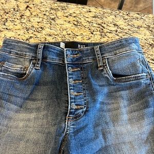 Kut size 6 high rise donna ankle skinny